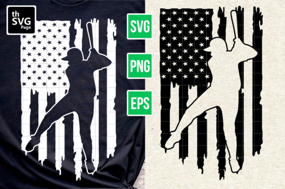 American Flag Baseball SVG: Graphics and Crafts