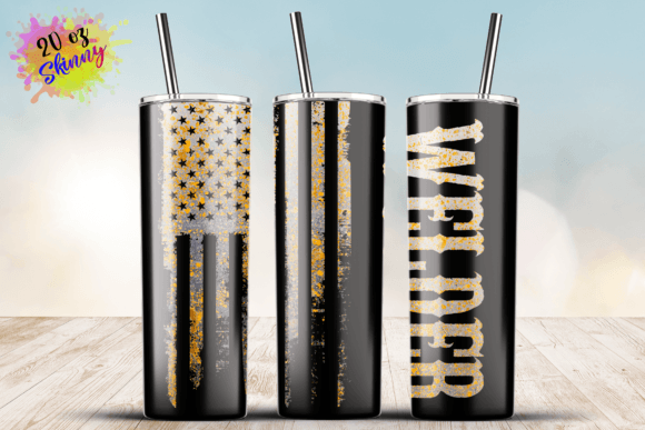 American Flag Welder 20oz Tumbler: Graphics for Crafts