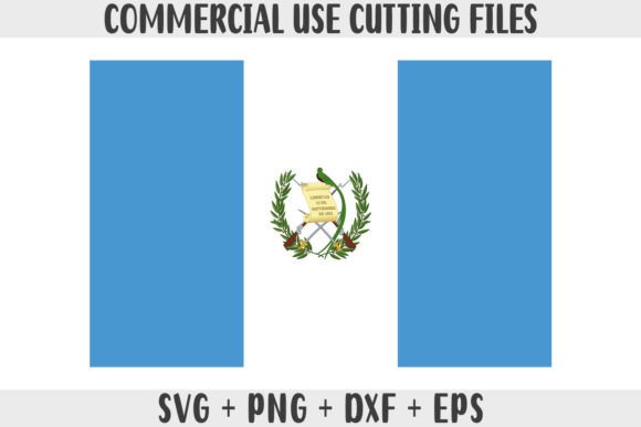 Guatemala Flag SVG Original Colors Graphics
