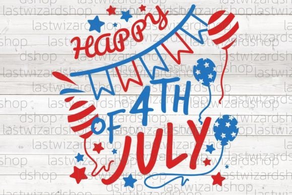 Happy 4th of July Svg, Graphics & Crafts