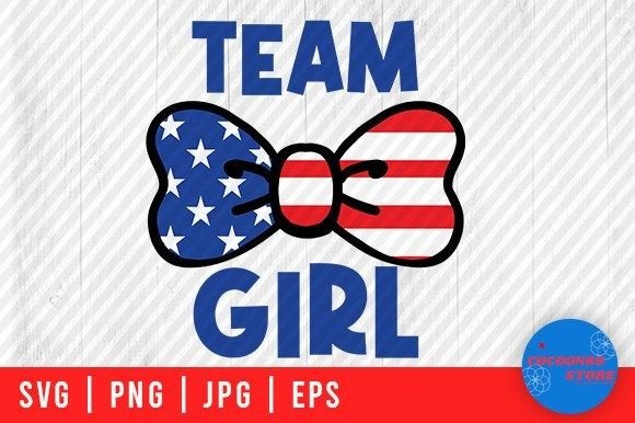 Team American Flag Bow Girl Svg: Graphics & Crafts Asset Review