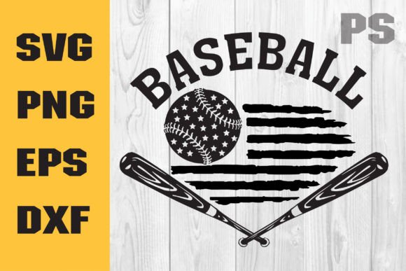 USA Baseball Flag Svg: Graphics and Crafts